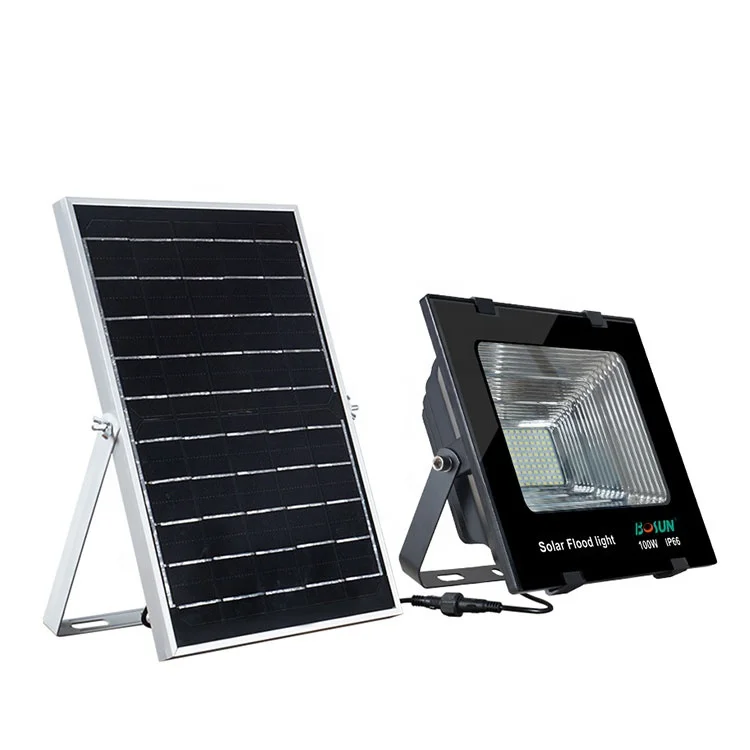 LAP Smd Dimmable Outdoor Anti Glare Mobile 40w 60w 100w 200w 300w Solar Led Floodlight for Tennis Court Garden
