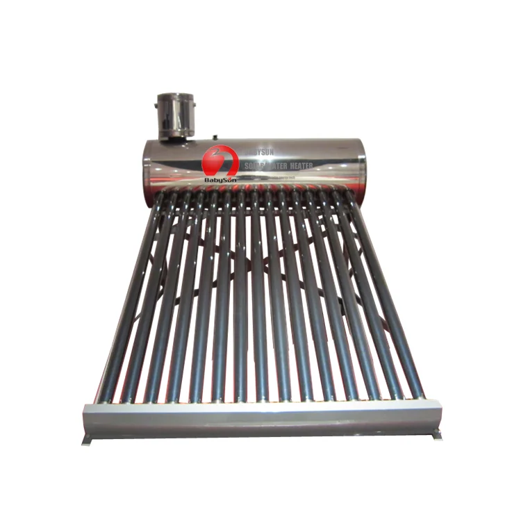 Easy use solar powered hot water heater 200L thermosiphon solar water heater boiler system for home