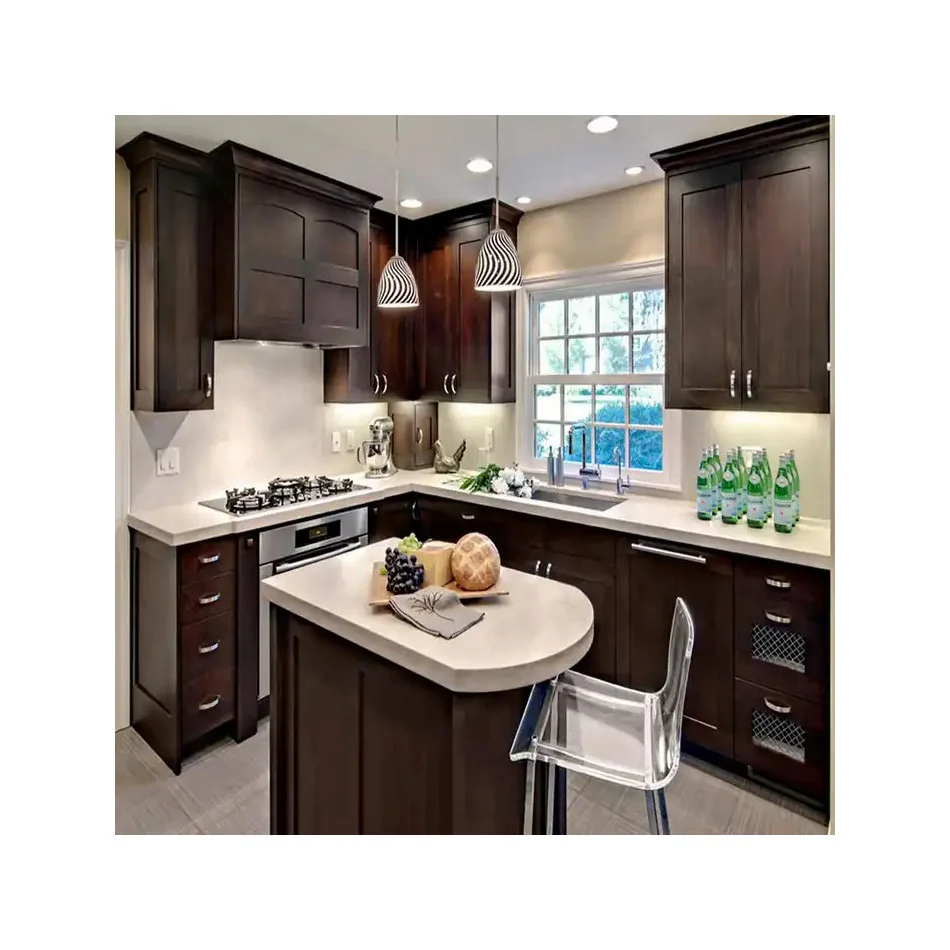 Modern home modular kitchen cupboard cabinet design complete sets with sink
