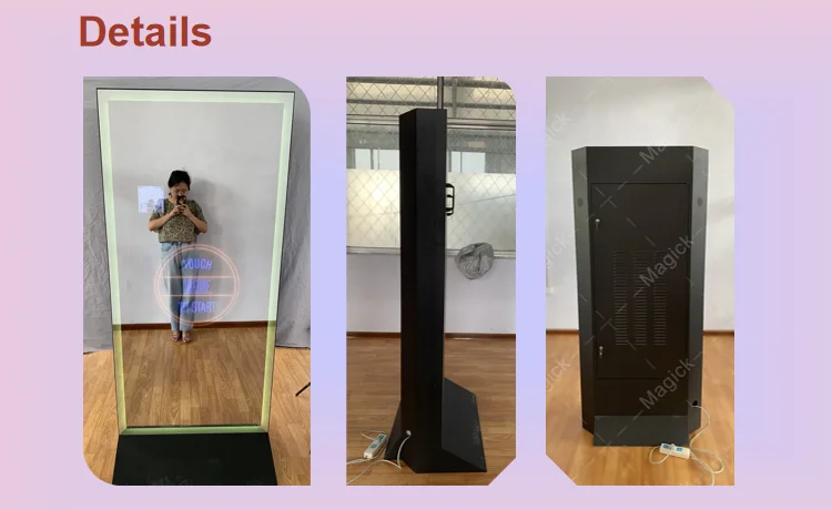 big screen tower mirror photo booth magic