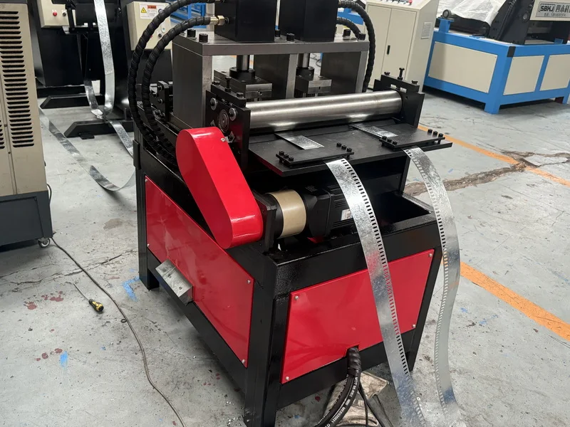 Hvac systems parts air ductwork assembly uninsulated round metal colorful durable flexible duct connector machine