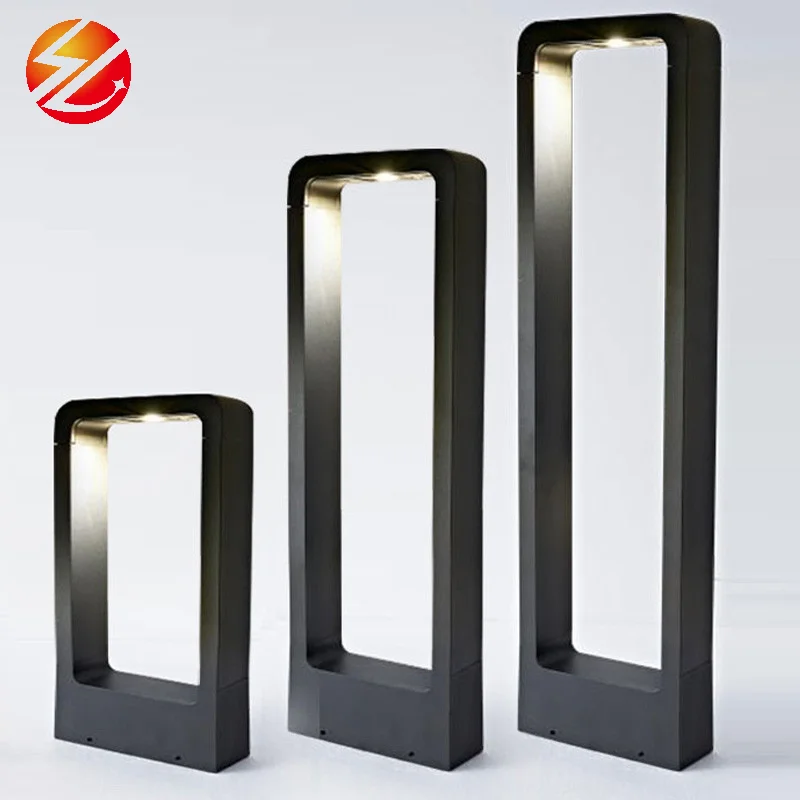 SimpleGarden Light LED Lawn lamps Outdoor Waterproof Modern Aluminum Square Lamp for Garden Lawn Gate Park Landscape Decoration