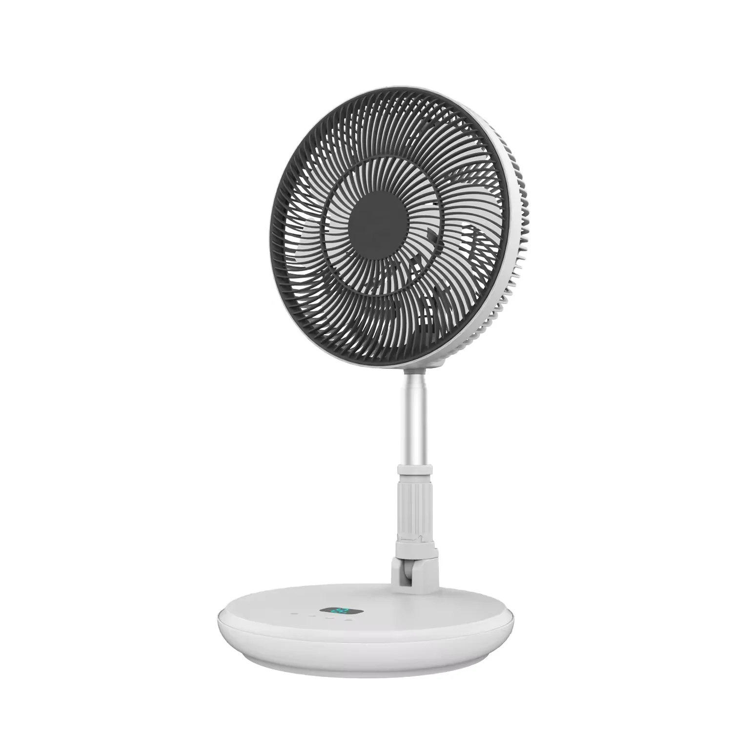 10-Inch Portable USB Rechargeable Fan Standing Fan with 90 Rotation Oscillation and Folding Feature