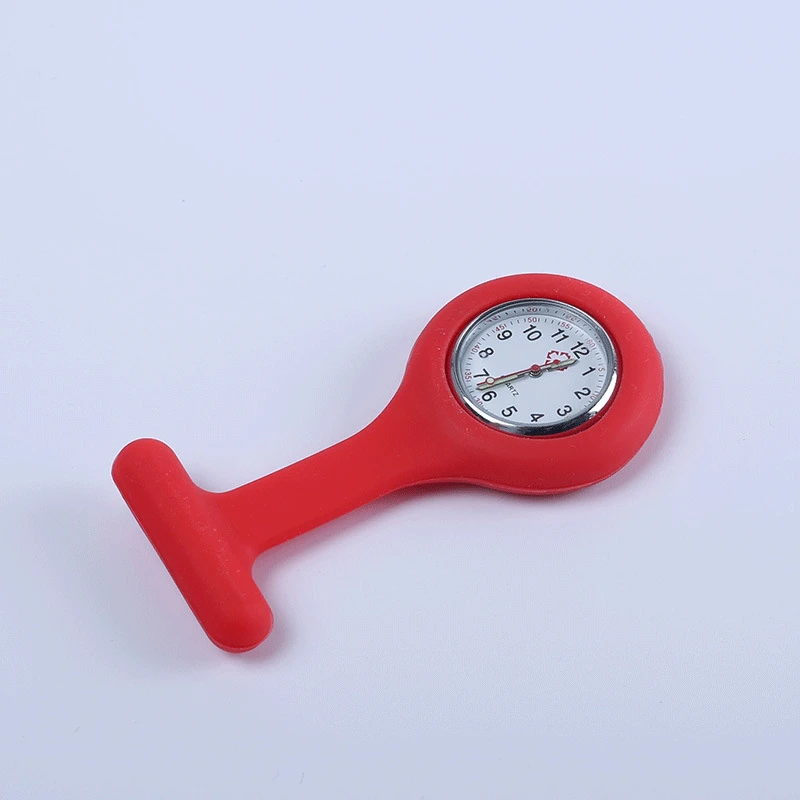 Hot sale portable waterproof silicone nurse watch gift epidemic prevention