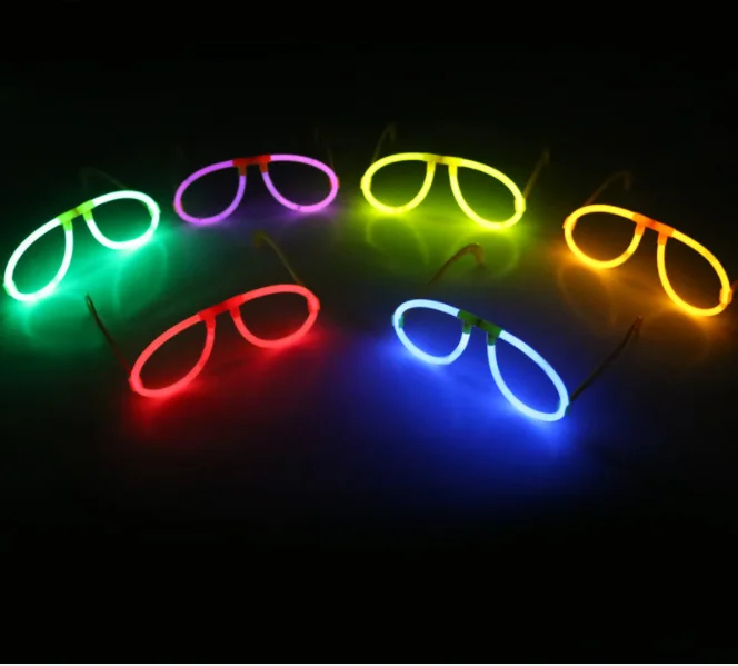Light Up Glow Fluorescence Eye Glasses for Christmas Party