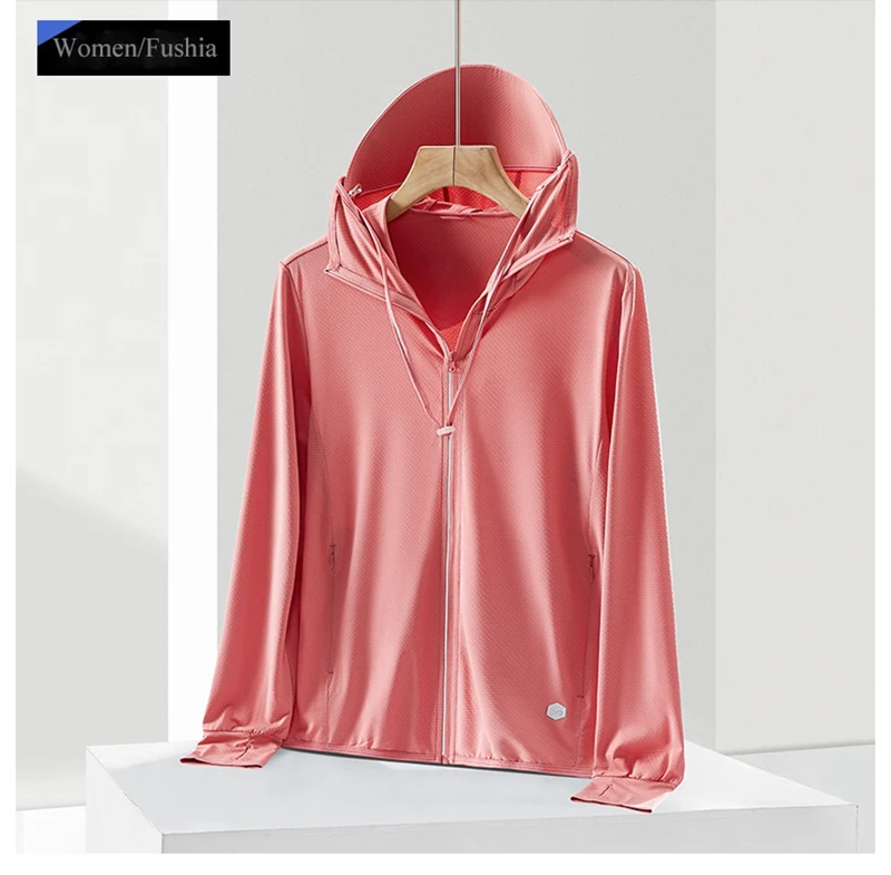 New trendy custom logo women sunscreen shirt hoodie sun block coats Cloak style uv jacket
