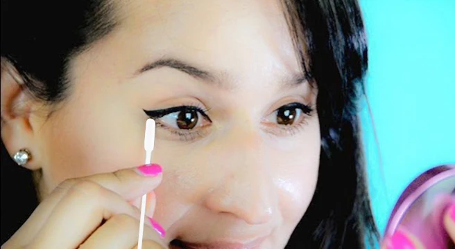 Cosmetic Makeup Cleaning Pre-wet Virgin Olive Oil Cotton Swabs Swab Plus Liquid Filled