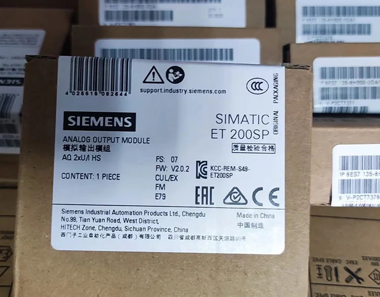 SIEMENS 6ES7138-4DE02-0AB0 PLC SIMATIC DP Electronics module for ET 200S 1 count 5 V/500 kHz