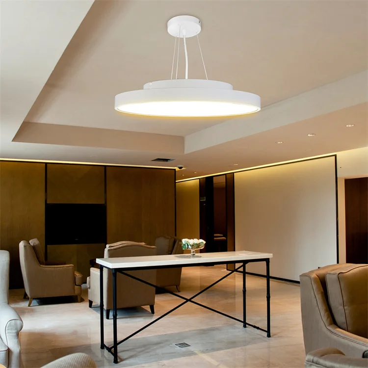 smart led pendant ceiling light Suspended Hanging Luminaire sensor commercial home lighting