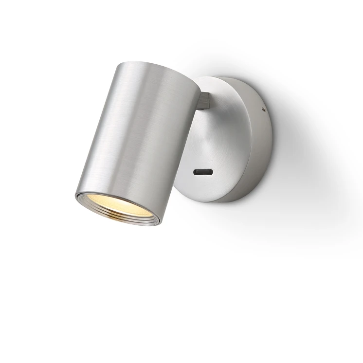 Modern hotel bedroom headboard wall lamp bedside reading lamp 3w 23degree led reading light