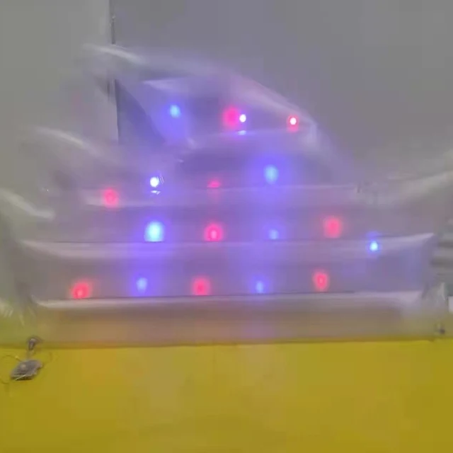 Adult Drift Bed Water Inflatable Float With Led Lights Inflatable Swimming Pool Float With Handles