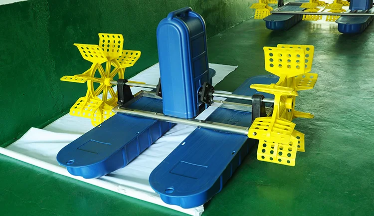 China Top Supplier 304 Stainless Steel 0.75Kw 220V Fishing Farming Water Paddle Wheel Aerator