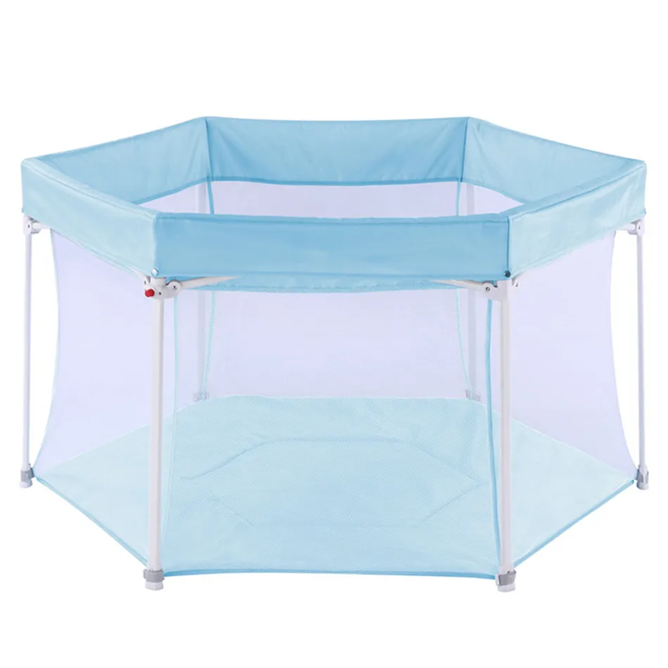 High Quality Fence 6 surface playpen Foldable And Portable Baby Safety Playpen For Indoor And Outdoor