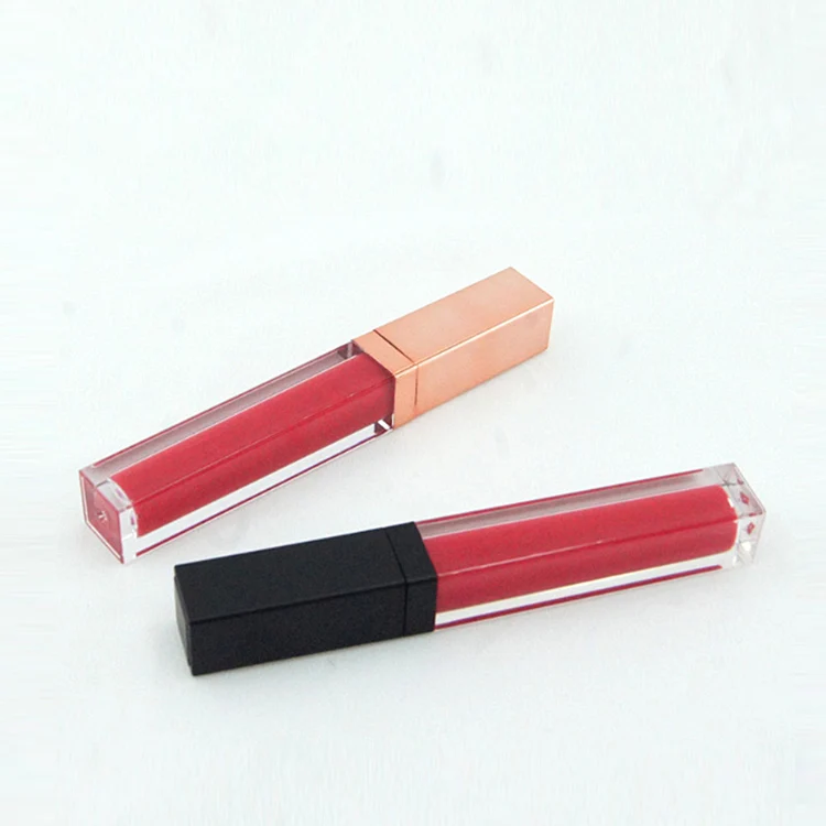 Customized Transparent Holographic Lip Gloss Tubes, Light Plastic Nude Chunky White Wand Lipgloss Tube Packaging With Logo