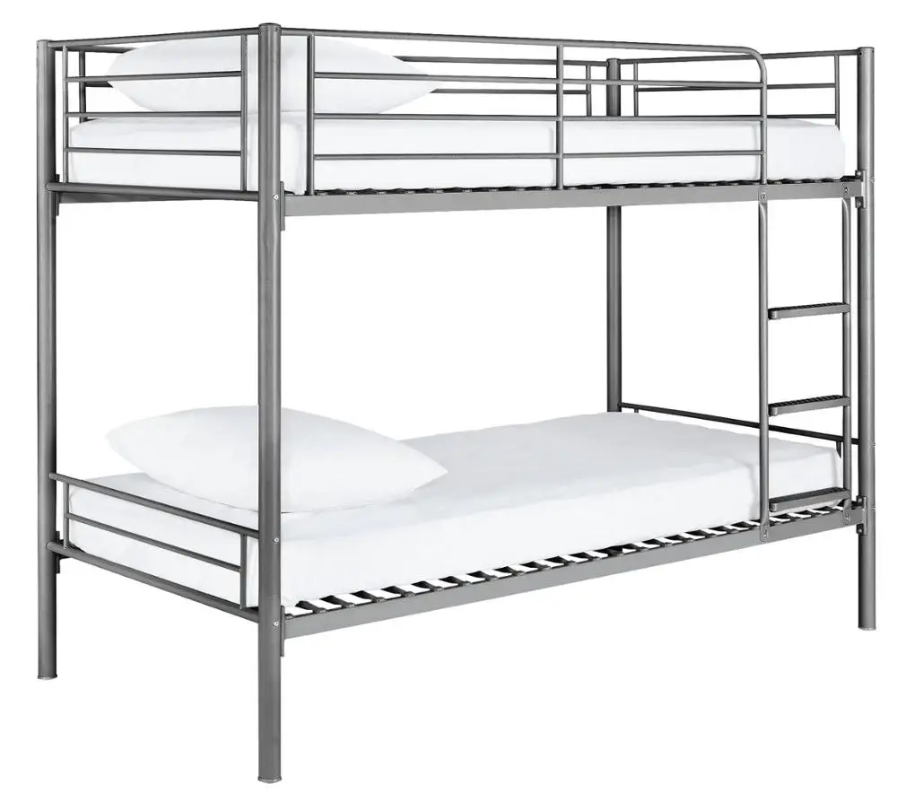 cheap metal double bunk bed for teens