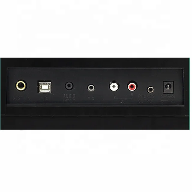 Professional Piano double pulley electronic piano keyboard 61 keys MIDI & USB function Piano electric organ musical instruments