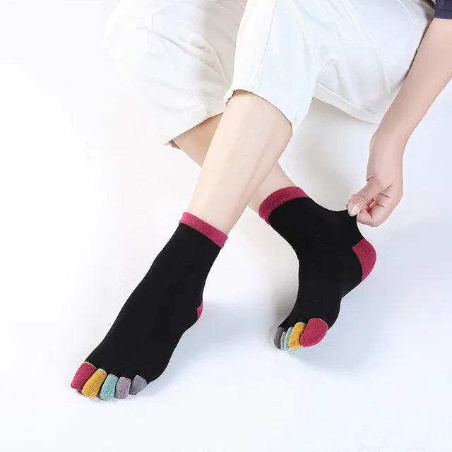 oem finger socks winter women toe socks for women