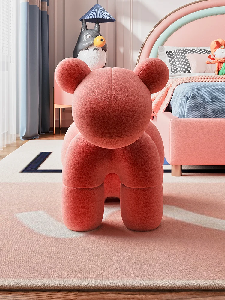 
Stylish Web Celebrity Novelty Lovely Leisure Kids Fiberglass Avocado Pink Pony Puppy Chair With Flannelette Cover 