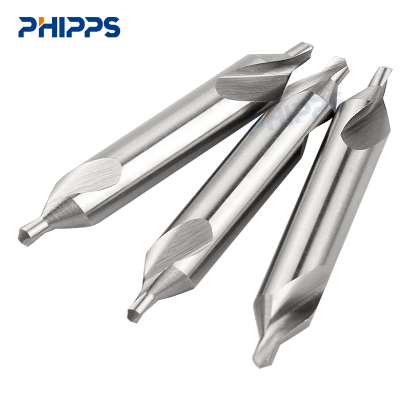 wholesale price DIN333 Type A 8mm 20mm CNC Carbide HSS M32 M2 6542 drilling center drill bits for metal drilling