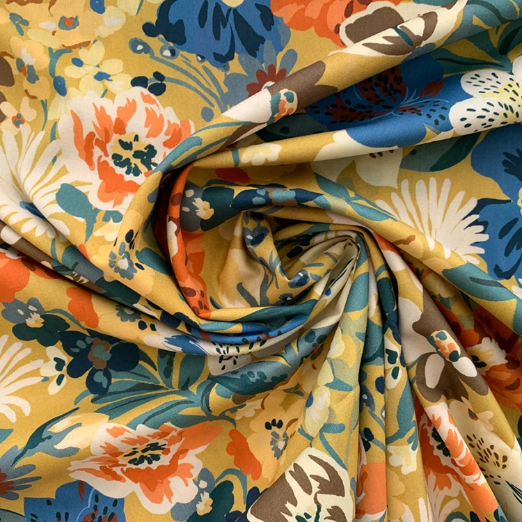 pure cotton lawn liberty fabric custom digital printing