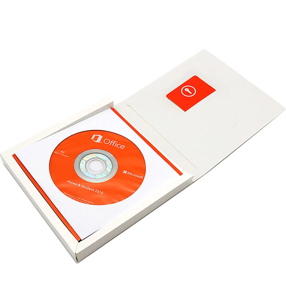 Original office Home and Business 2016 Retail Box DVD COA Key for Office applicaton software Download and Activation