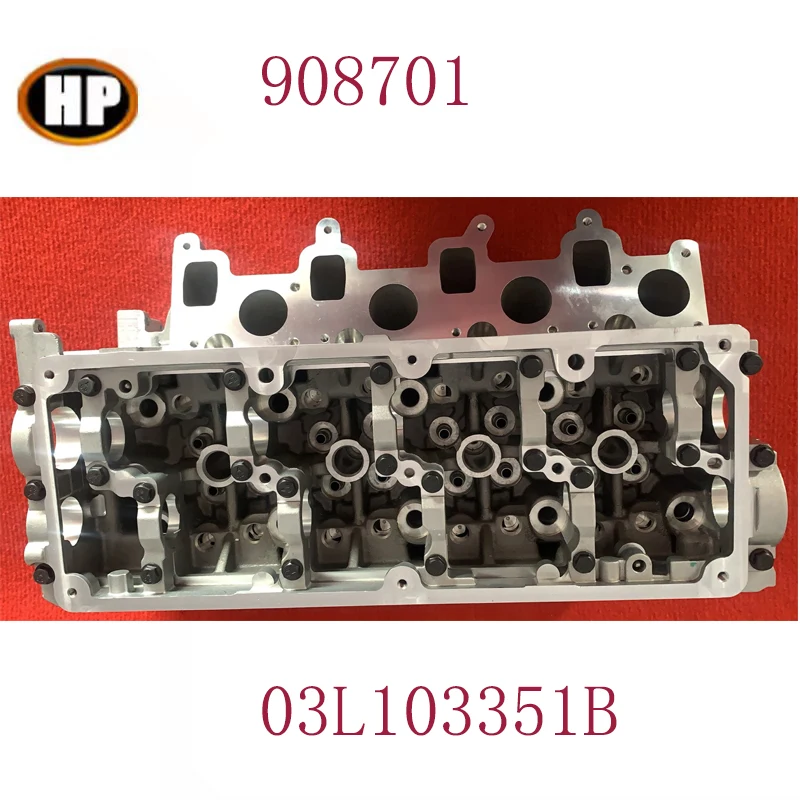 HP Auto Engine CAYA CAYD CAYE CAYC CAYB CLNA cylinder head 908701 AMC 908701 03L103351B for V-W 1.6 TDI