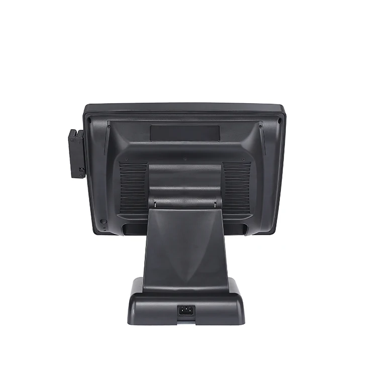 Point of sale pos system 15 inch true flat touch screen desktop computer /pos terminal for supermarket