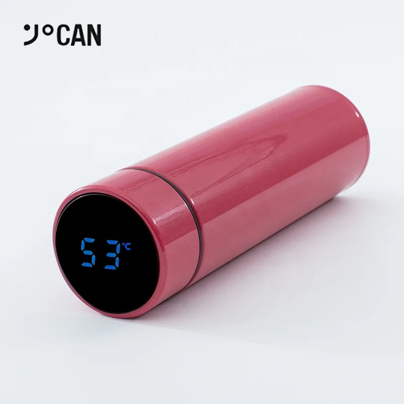 Дисплей температуры 500 мл умная бутылка для воды фляжка сенсорный ЖК-экран интеллектуальная Вакуумная с фильтром