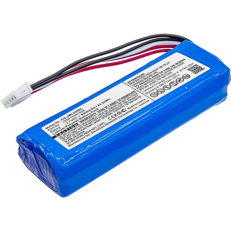  Аккумулятор для JBL Charge 3 GSP1029102A Tamex Беспроводная портативная сменная батарея громкой музыки Mini Itel