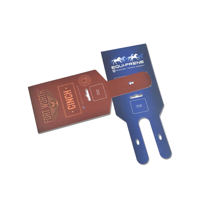 Zuoluo custom pvc plastic hanger for horse harness with color printing logo