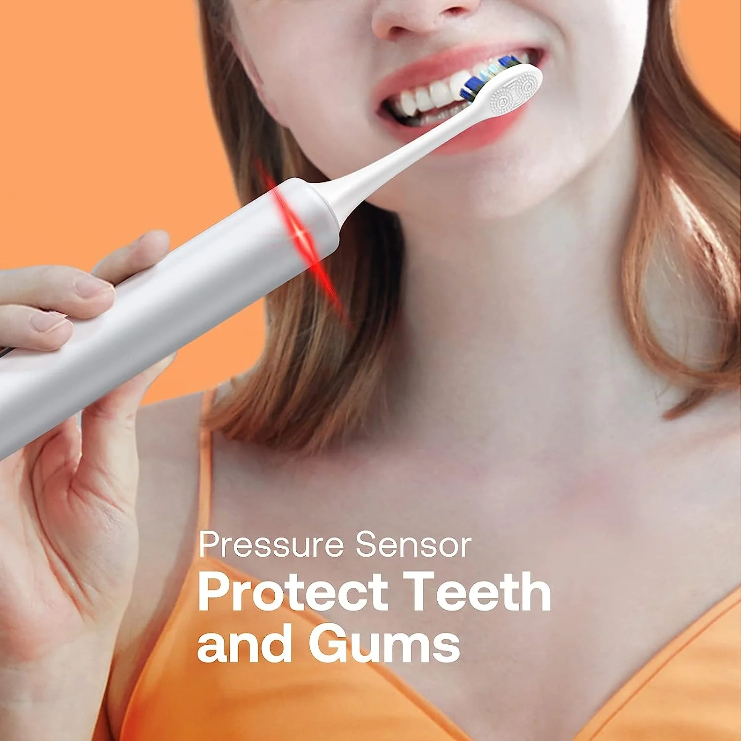 Bitvae S3 Rechargeable Electric Power Toothbrush with Pressure Sensor