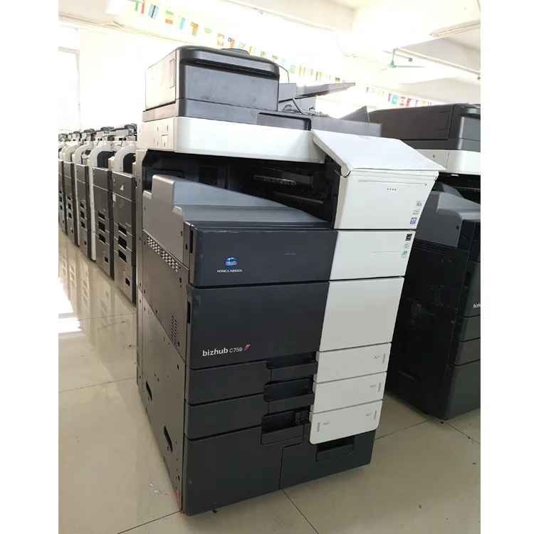  Новая модель высокоскоростного копировального аппарата Konica MInolta Bizhub C759 цифровая печать фотокопировальная машина копировальные