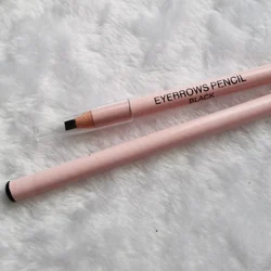 Private Label Pink Pull Line Eyebrow Pencil with 6 Color Options for Eyebrow Makeup Brow Pencil
