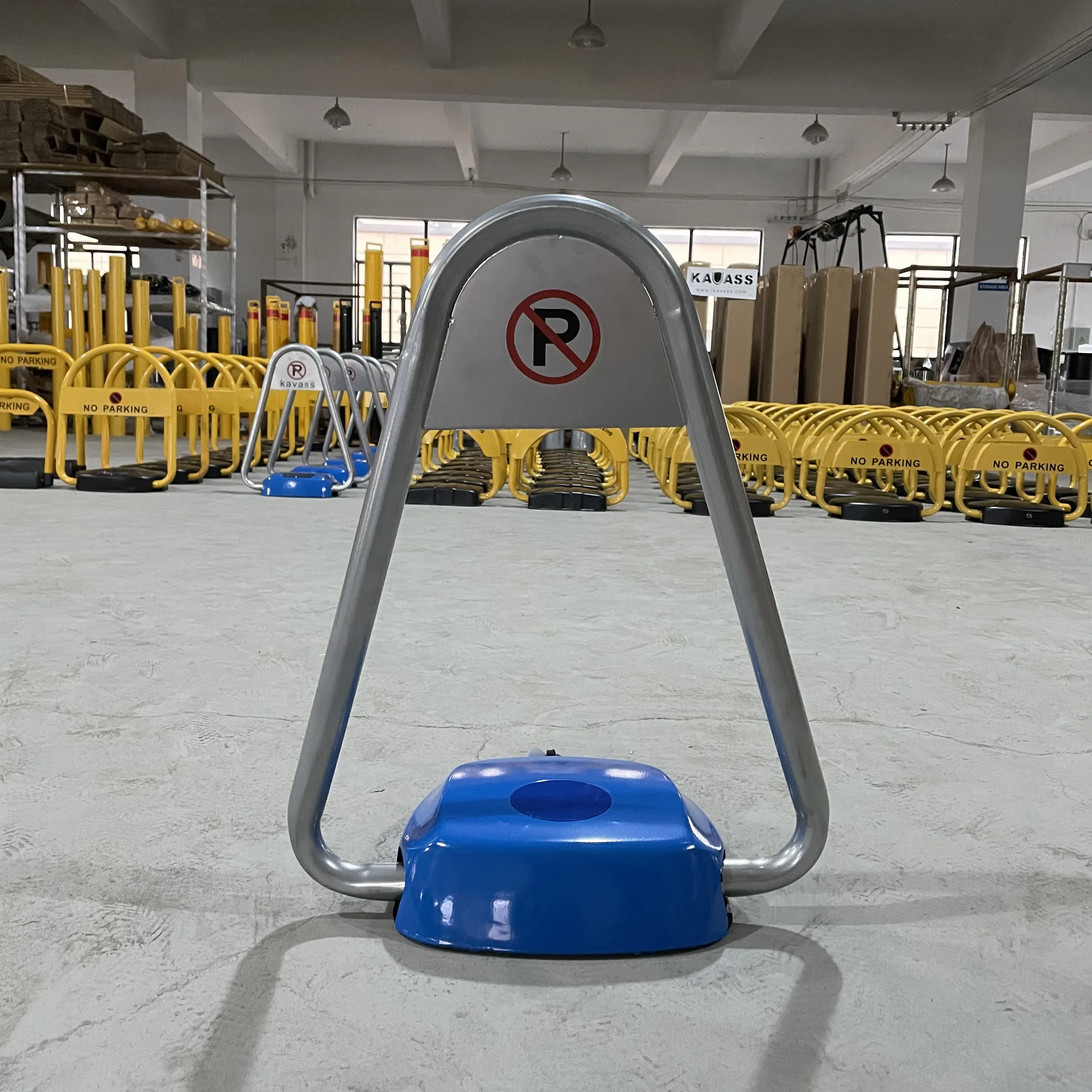 Customized KVS-PL-101 Remote control Parking Lock Factory Outlet Reserved yellow personal private car parking lot space
