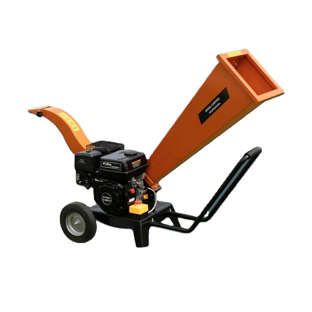 Chipper Shredder Tree Chipper Branch Chipper Industrial Wood Chipper wood crusher shredder GBK70-1P Ducar Engine 212cc gas