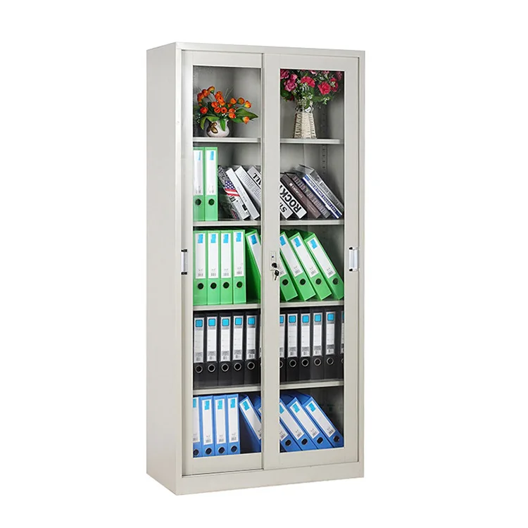 Office Furniture KD Structure Cabinet File Cabinet Cupboard 2 Door Steel Cabinet