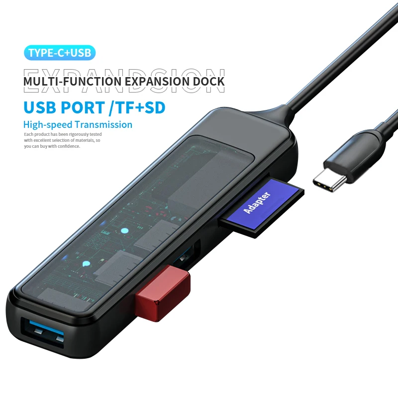 Самый продаваемый на заказ прочная и износостойкая 4 порта Usb C 3,0 концентратор для Macbook Pro и Chromebook и Galaxy S9 S8