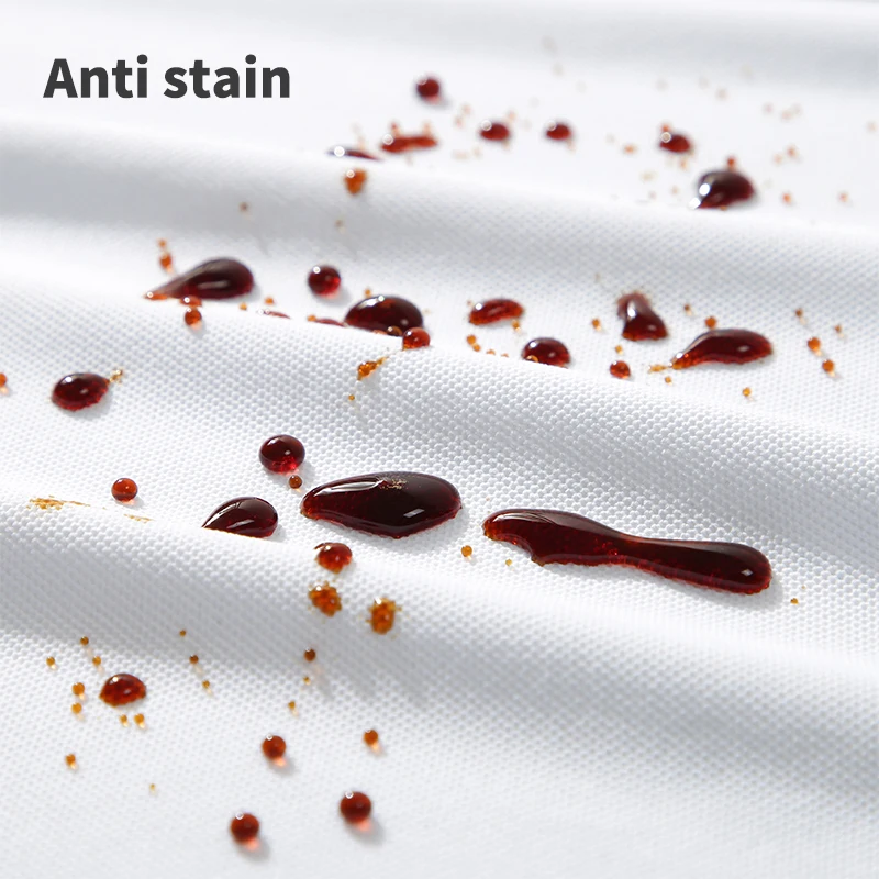 three-proof fabric Waterproof, oil-proof and stain-proof casual polo shirts custom embroidery logo