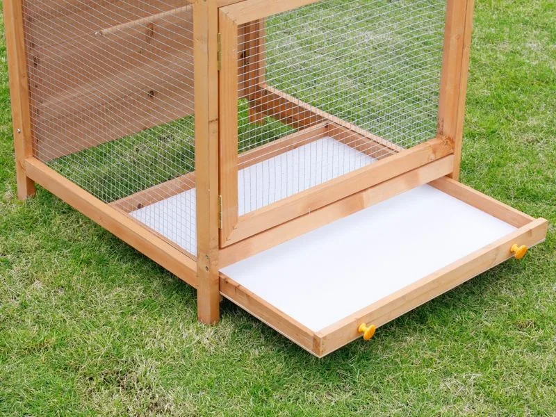 Ecological Outdoor Aviary Parrot Voliere Bird House Large Wooden Bird Cage