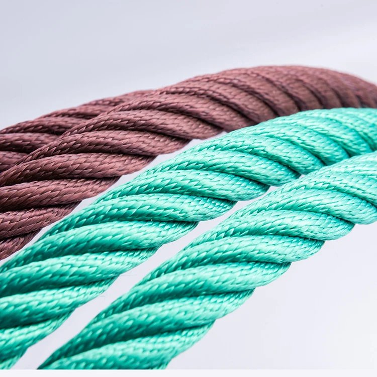 Colorful PP compound rope for kids playground spider climber