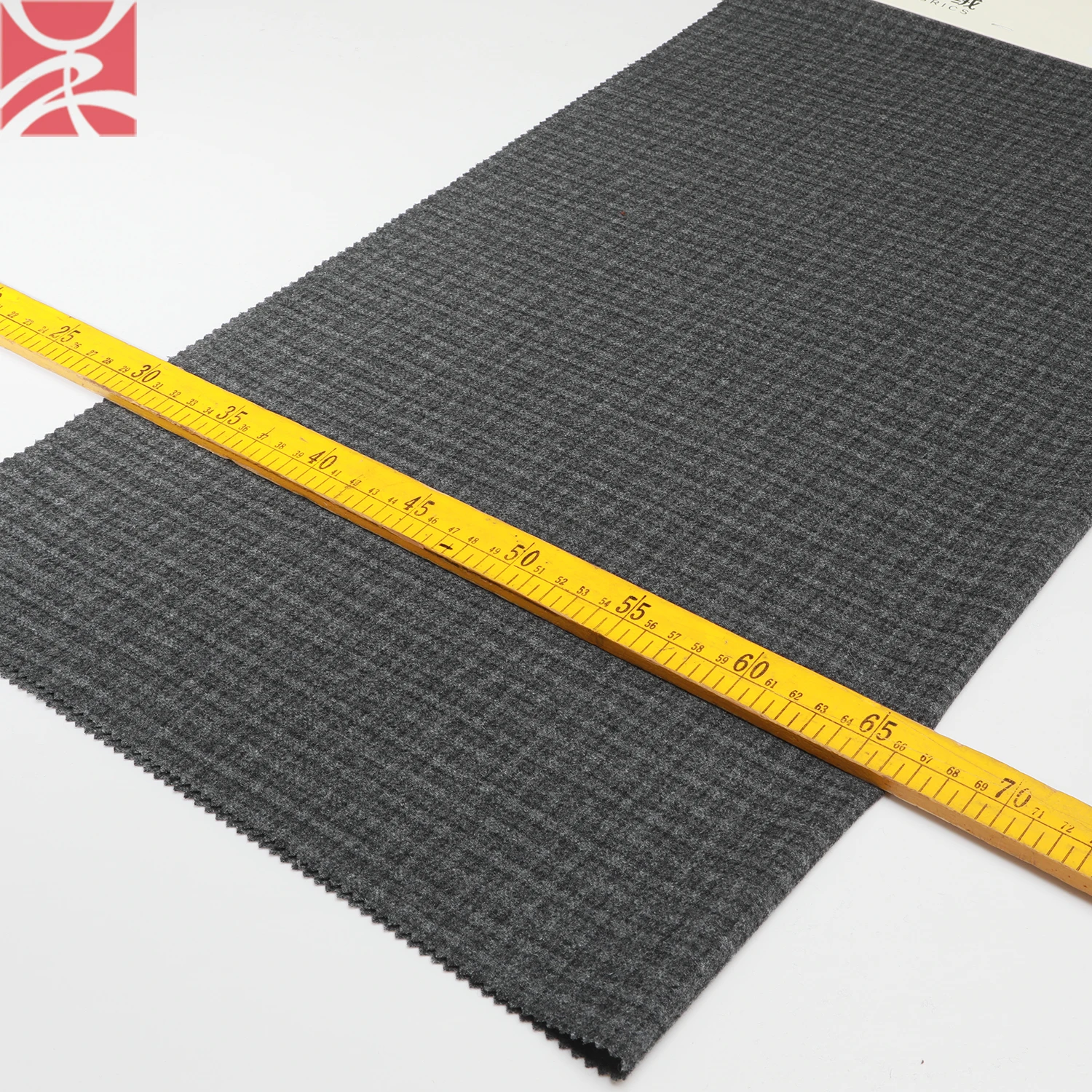 High quality 95% wool 5% cashmere  yarn dyed plaid flannel fabric for winter garment coat