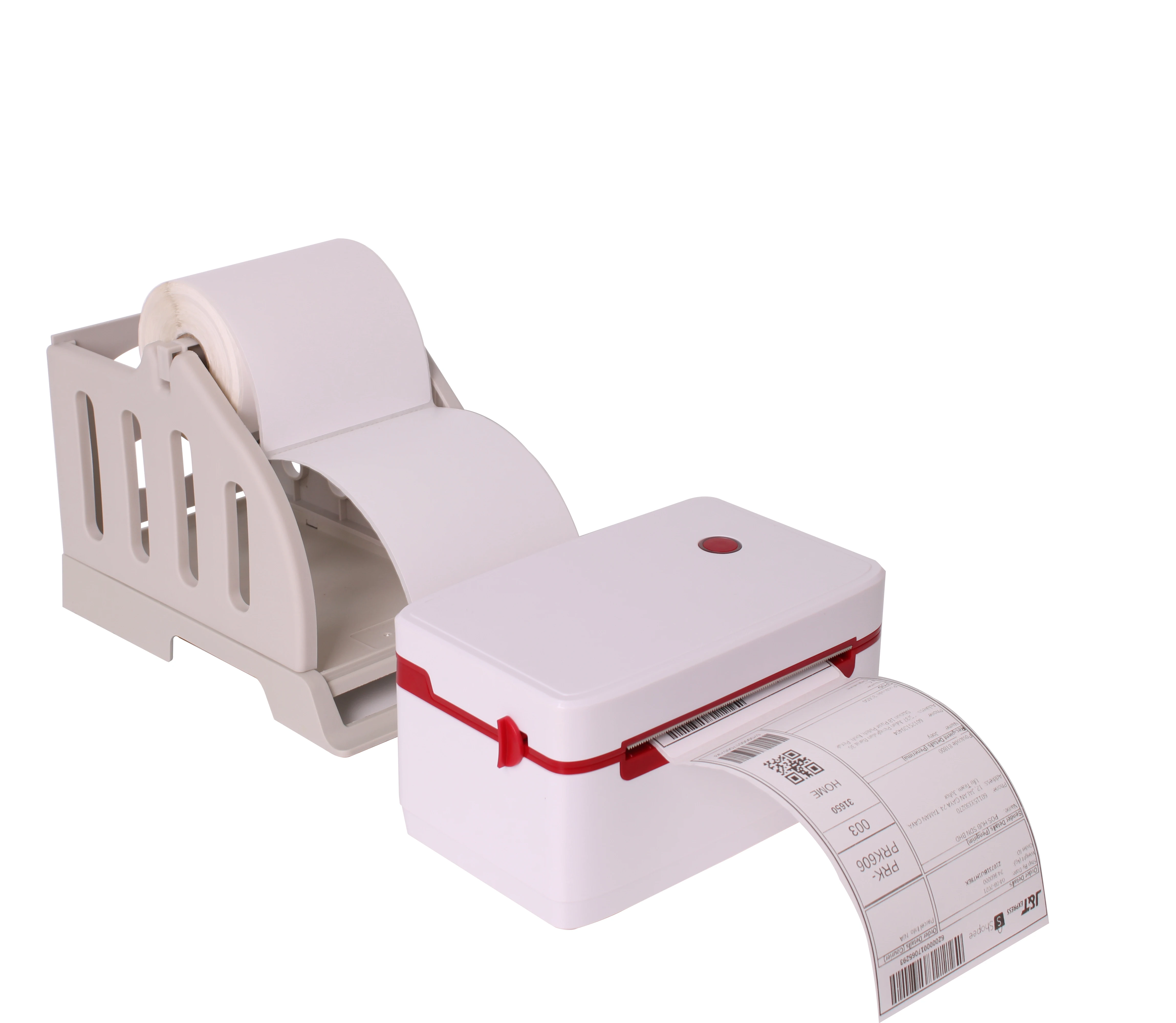 BVS  Wireless USB BT Wifi Label Printing Mini Printer Portable 203dpi Desktop Thermal Barcode Printer