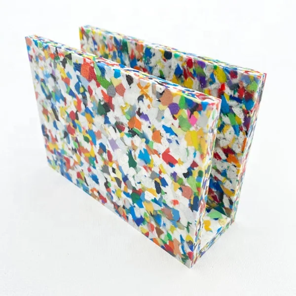 Recycled or Ecological Materials HDPE Plastic DIY Confetti Placemats Desktop Resist Sun and Water / Ideal Furniture