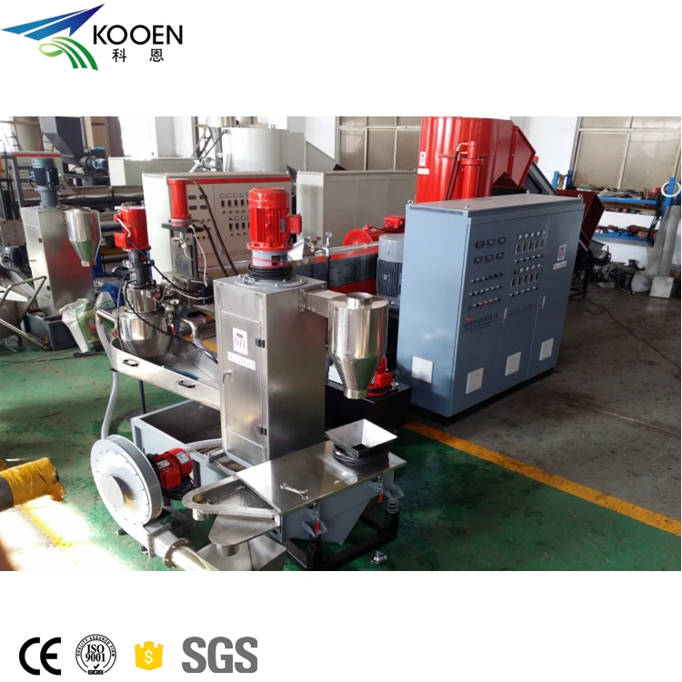 PVC granulator production line plastic pellet prilling machine
