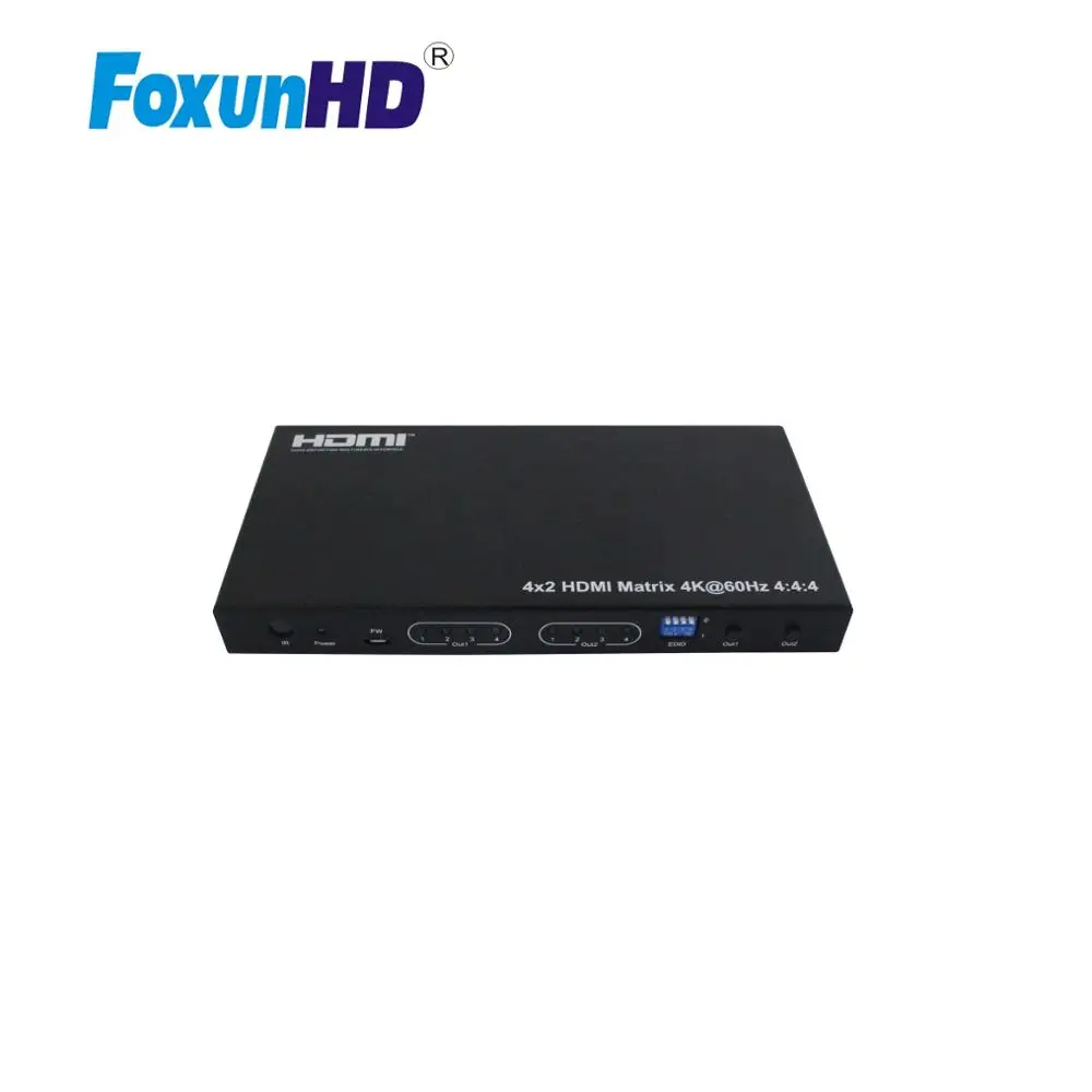 
HDMI 4x2 Matrix shenzhen SHUNXUN HDMI Switch hdmi 1.4/2.0 Matrix with EDID supported 