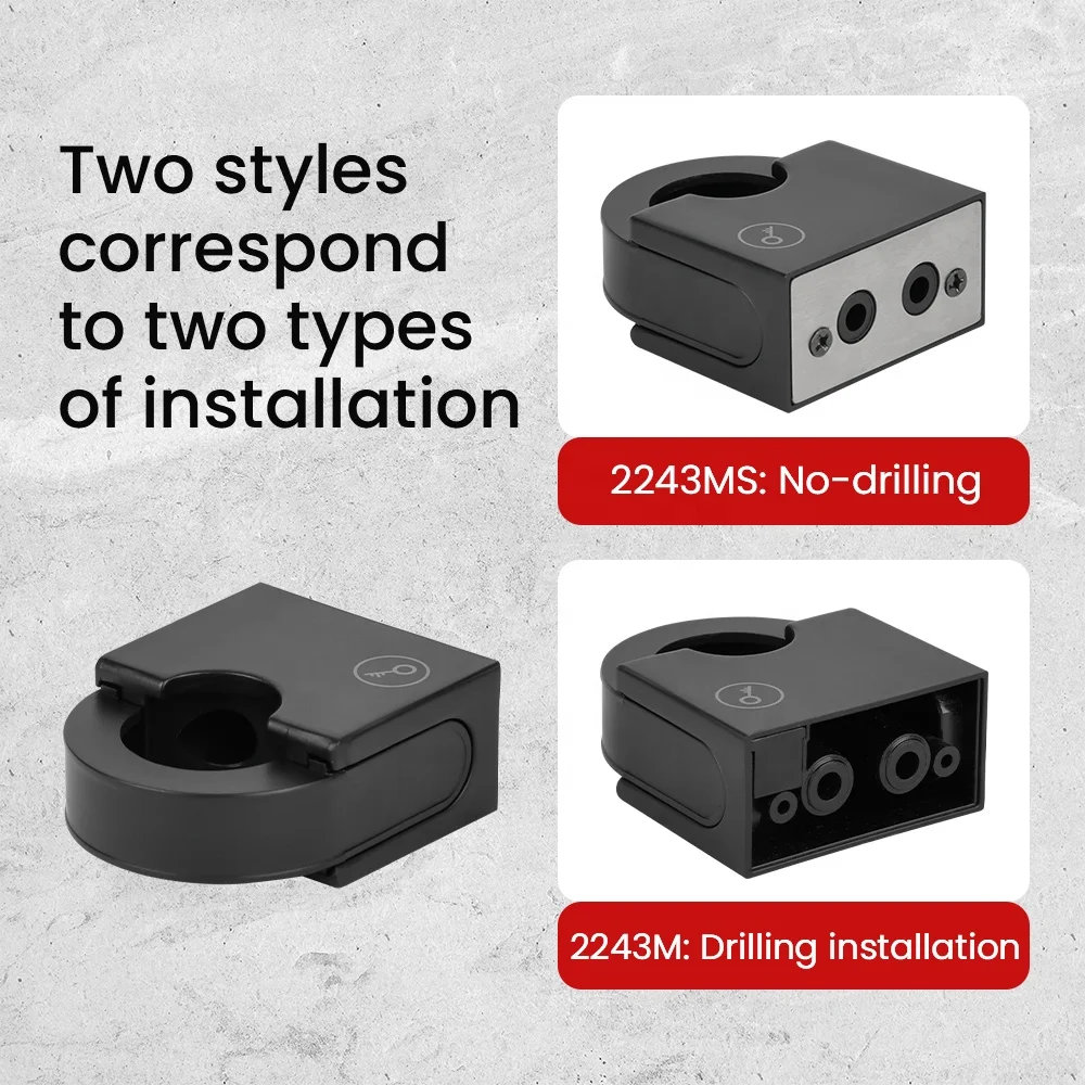 Concise Style Shower Gel Shampoo Holder ABS Plastic Wall Bracket Custom Logo Conditioner Holder Bathroom Kitchen Refillable