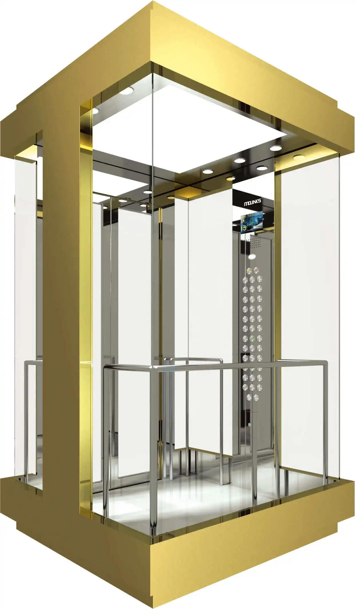 ORIA Glass Elevator for Sightseeing Spacious Observation Elevator/ Elevator/Panoramic
