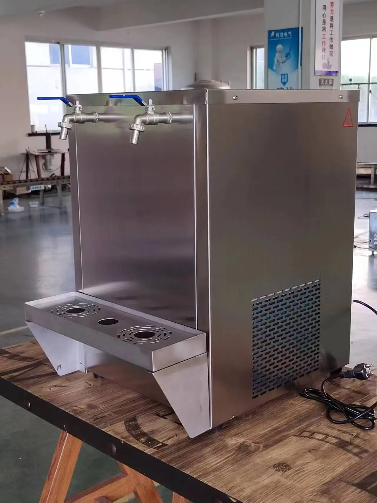 Tap water connection fully automatic pure water tabletop cold water dispenser