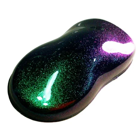 Chameleon pigment color changing pigment purple-blue-green