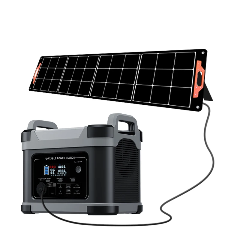 BPI 1000W 2000W 3000W Portable Outdoor Solar Generator Lithium Power Generator Station For Home
